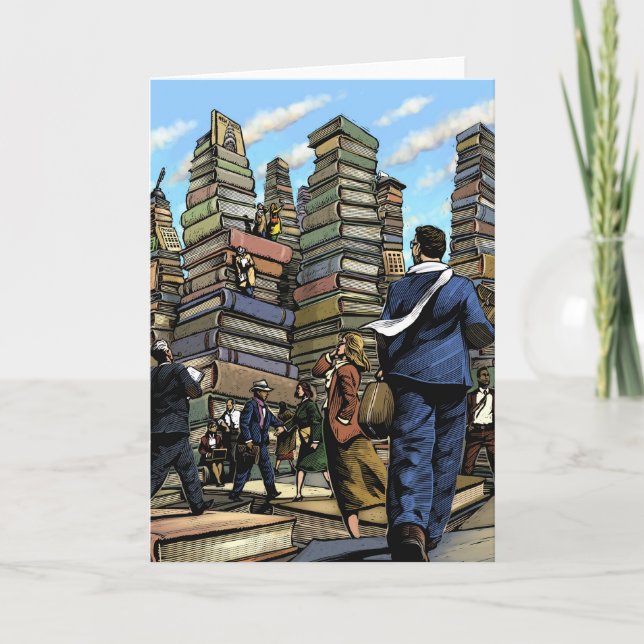 Tarjeta de la ciudad del libro (Anverso)