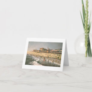 Tarjeta de la "ciudad vieja del océano" de Paul