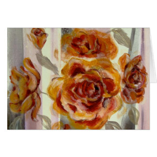 Tarjeta de la composición del rosa amarillo de