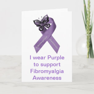 Tarjeta de la conciencia del Fibromyalgia