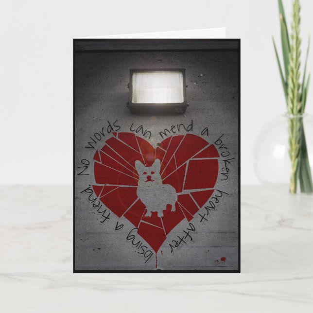 Tarjeta de la condolencia (Anverso)
