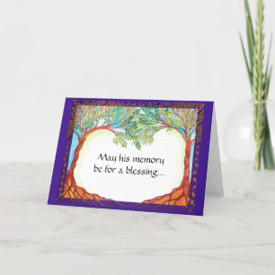 Tarjeta de la condolencia para un hombre