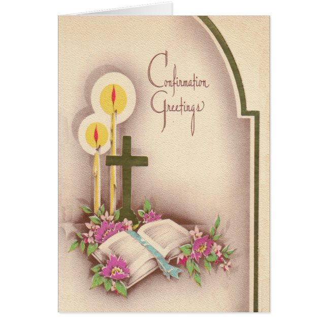 Tarjeta de la confirmación (Frente)