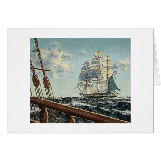 Tarjeta de la "constelación" de USS de la fragata
