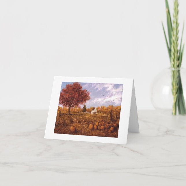 Tarjeta de la cosecha de Paul McGehee "Halloween" (Anverso)