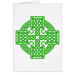 Tarjeta de la cruz céltica