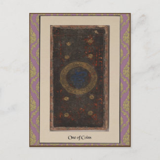 Tarjeta de la cubierta de Visconti Tarot - circa