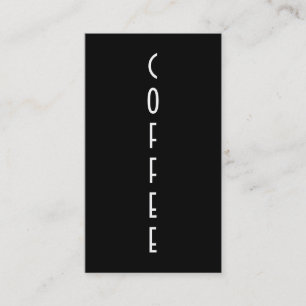 tarjeta de la cupón del café