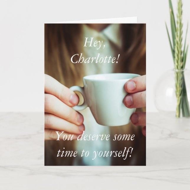 Tarjeta de la cupón que cuid losa nin¢os para las (Anverso)