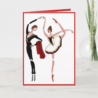 TARJETA DE LA DANZA DEL ESPAÑOL DE LOS PARES DEL