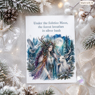 Tarjeta de la Diosa del Bosque de la Luna del Sols