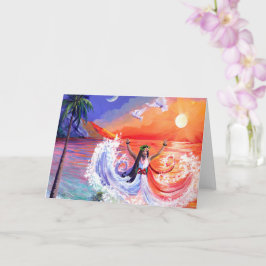 Tarjeta de la Diosa Femenina Divina