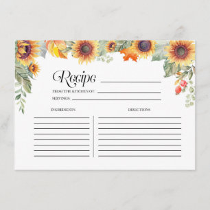 Tarjeta de la ducha de la ducha floral floral de g