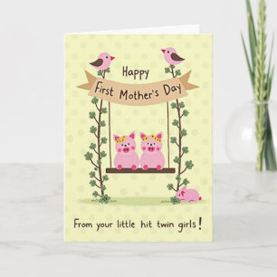 Tarjeta de la dulce familia floral