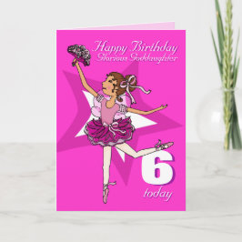 Tarjeta de la edad púrpura de cumpleaños de Godgir