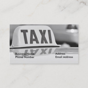 Tarjeta de la empresa de servicios del conductor
