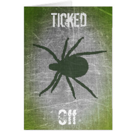 Tarjeta de la Enfermedad de Lyme "Enfadado por la