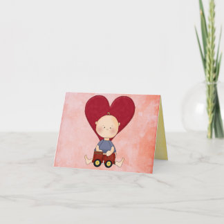 tarjeta de la enhorabuena de la adopción