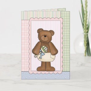 Tarjeta de la enhorabuena: Peluche BearWith un