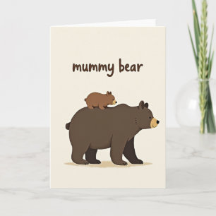Tarjeta de la escena de Mamá Oso amorosa