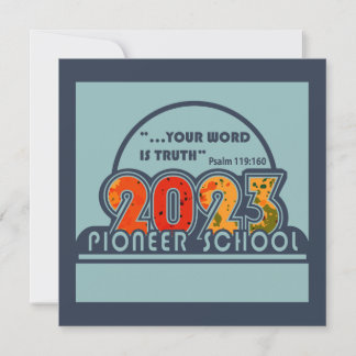 Tarjeta de la escuela pionera 2023