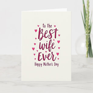 Tarjeta de la Esposa Más Dulce Jamás