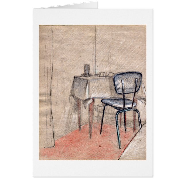 Tarjeta de la esquina de la habitación (Frente)