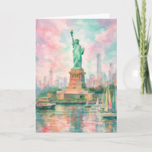 Tarjeta de la Estatua de la Libertad de NYC - Acua