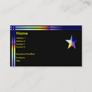 Tarjeta de la estrella