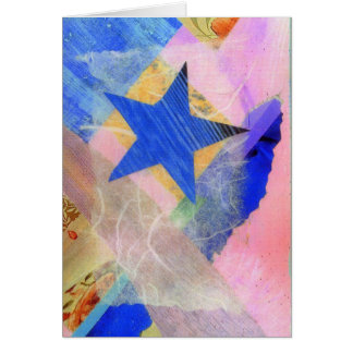 Tarjeta de la estrella azul