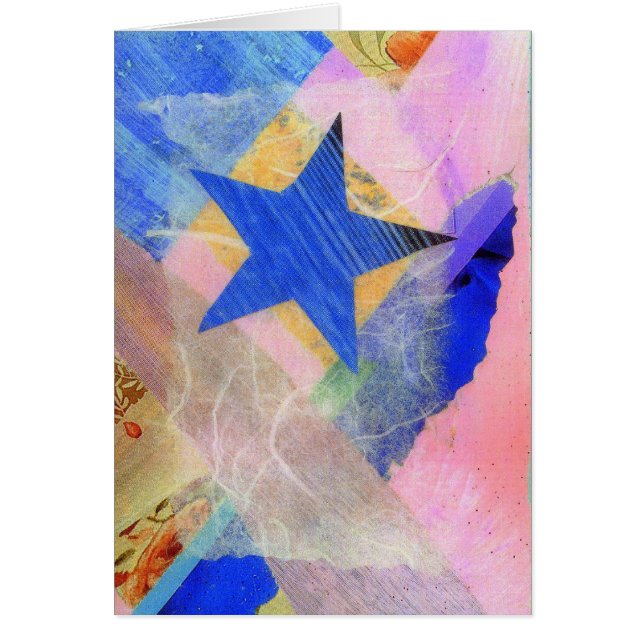 Tarjeta de la estrella azul (Frente)