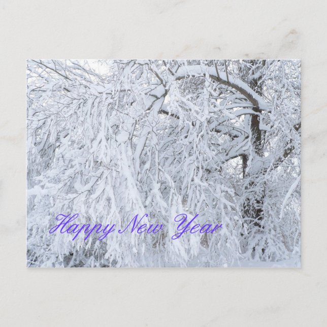 Tarjeta de la Feliz Año Nuevo (Anverso)