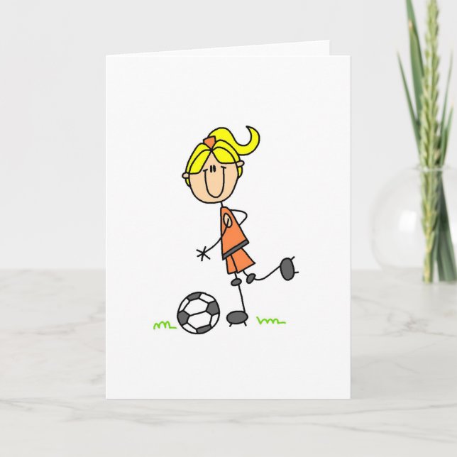Tarjeta de la Figura del Palo de Fútbol (Anverso)