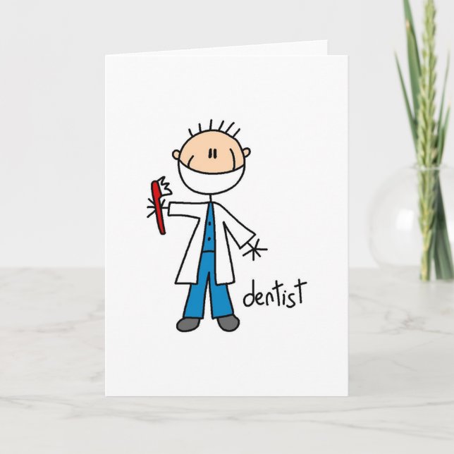 Tarjeta de la Figura del Palo Dentista (Anverso)