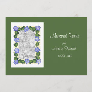Tarjeta de la foto de la invitación del