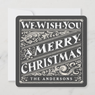 TARJETA DE LA FOTO DE LA PIZARRA DEL NAVIDAD DEL
