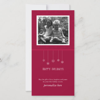 Tarjeta de la foto de la vertical 1