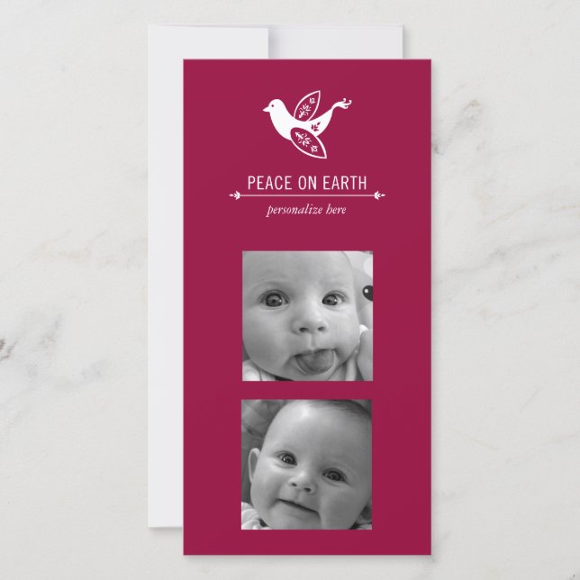 Tarjeta de la foto de la vertical 2 (Anverso)