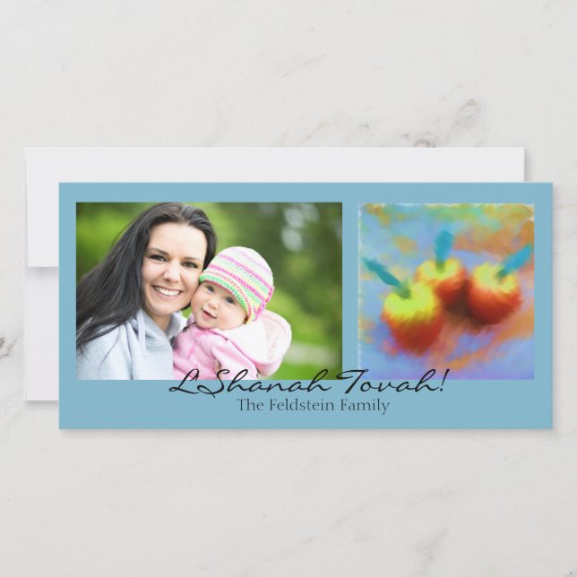 Tarjeta de la foto de tres manzanas (Anverso)