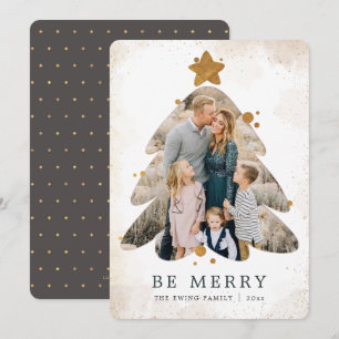 Tarjeta de la foto del capítulo del árbol de