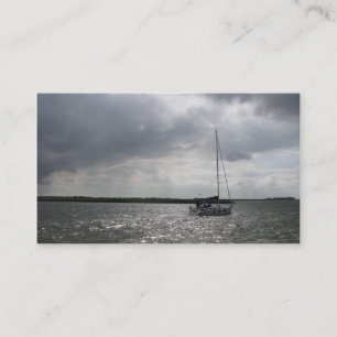 Tarjeta de la foto del cielo de la tormenta del