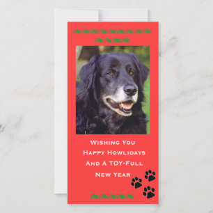 Tarjeta de la foto del día de fiesta