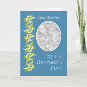 Tarjeta de la foto del Día de la Madre de los