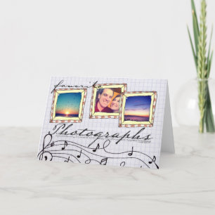 tarjeta de la foto del instagram del doodle