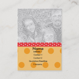 Tarjeta de la foto del lunar