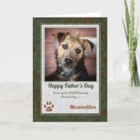 de la foto verde del Día de los Padres Perros