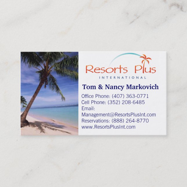 Tarjeta de la gestión (Anverso)