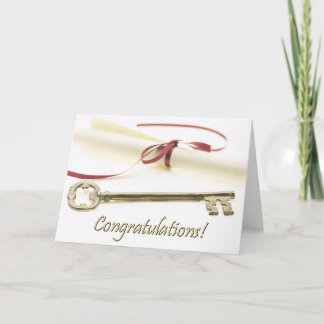 Tarjeta de la graduación