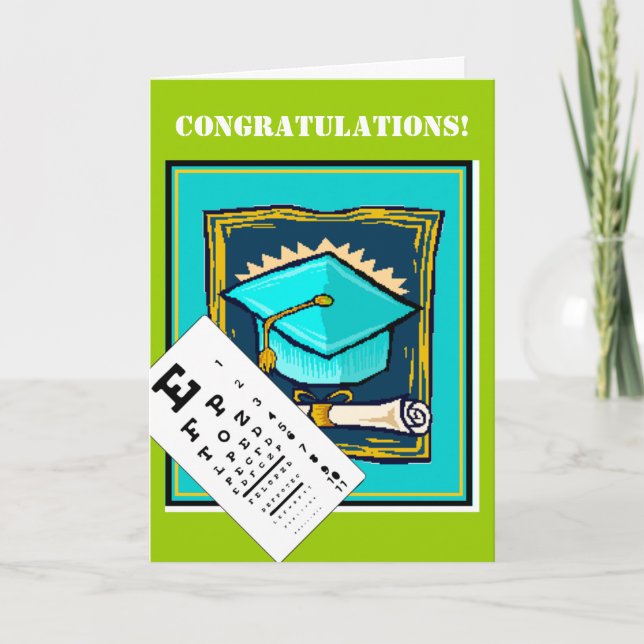 Tarjeta de la graduación - (Anverso)