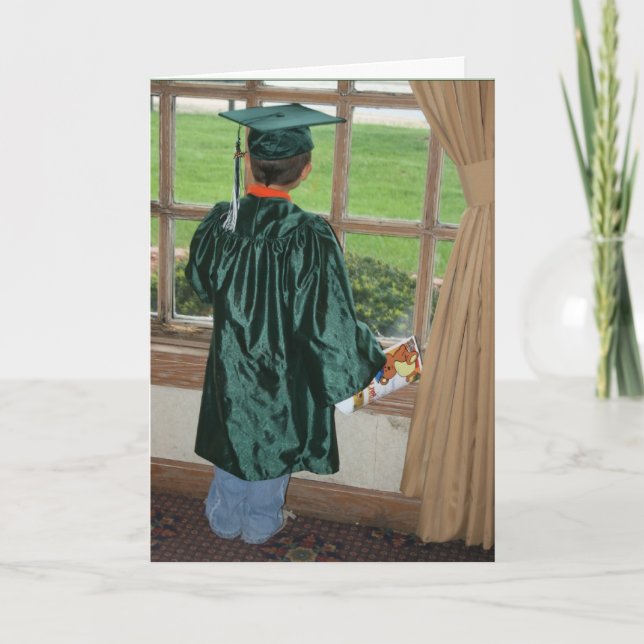 Tarjeta de la graduación de la enhorabuena (Anverso)